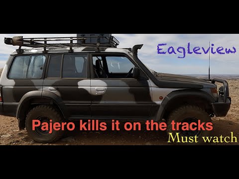 Pajero kills it on the tracks!!!!