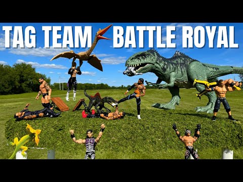 WWE Tag Team Battle Royal Action Figure Match