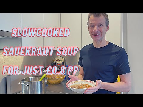 Slow cooked Sauerkraut soup recipe