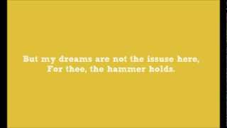 Bebo Norman - The Hammer Holds - Lyrics