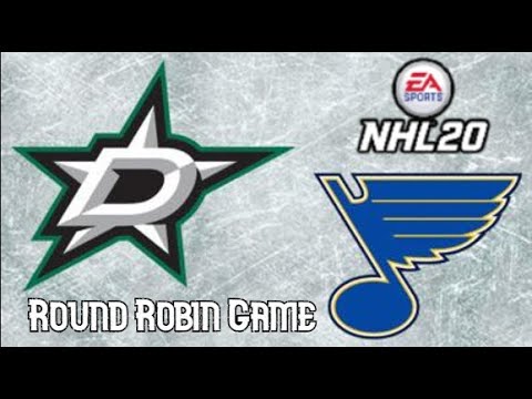 St. Louis Blues vs. Dallas Stars - NHL 20 Simulation Round Robin Game