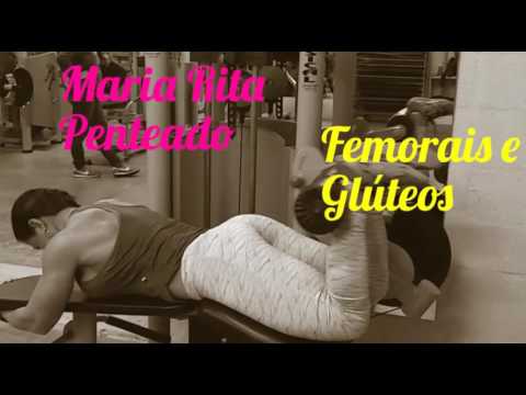 IFBB PRO Maria Rita Penteado treino de femorais e glúteos - hams and glutes workout