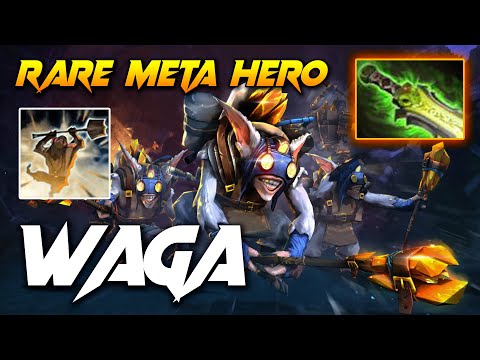 Waga Meepo - Rare Meta Hero - Dota 2 Pro Gameplay [Watch & Learn]