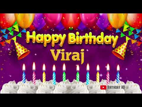 Viraj Happy birthday To You - Happy Birthday song name Viraj 🎁