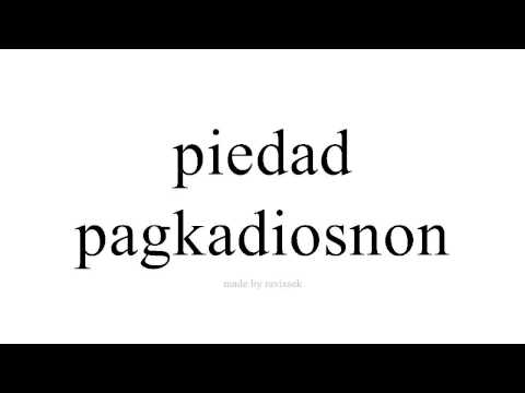 Pagkat on sa Kinatsila   pagkadiosnon