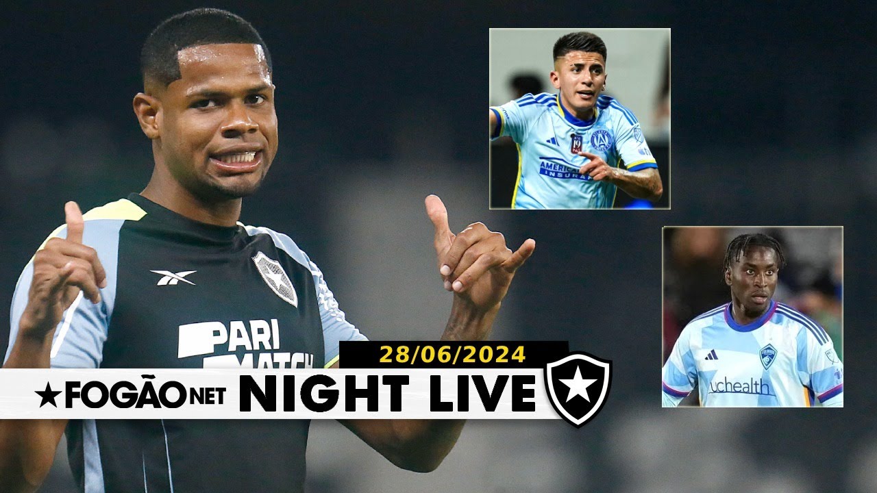 NIGHT LIVE | Júnior Santos pode encarar o Vasco; atualizações sobre Thiago Almada e Moïse Bombito