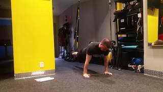 TRX body saw with glute split