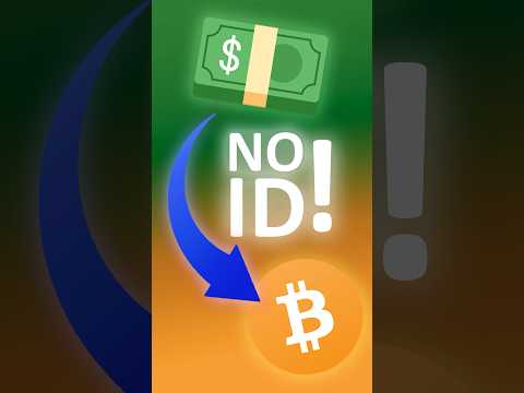 Buy Crypto without KYC! No ID verification needed! Completely anonymous! #btc