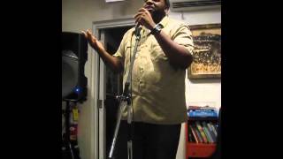 Sheim Francis performs his poem, "Text Pimp"