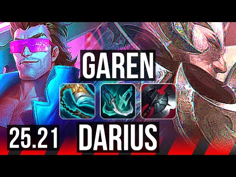 GAREN vs DARIUS (TOP) | 10/1/5, Legendary | EUW Master | 25.21