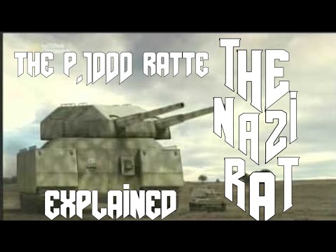 the p.1000 ratte. a nazi superweapon never built.
