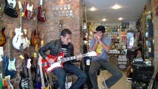 Emiliano Juarez & Marcos Coll (Los Mighty Calacas) w Blues Garage Gdynia