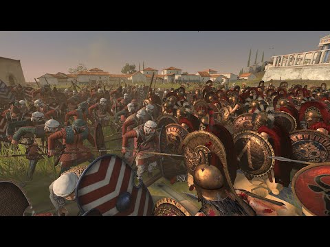 Immortals storm Sparta - Cinematic Battle.