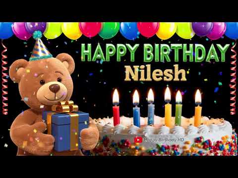 Nilesh Happy birthday To You - Happy Birthday song name Nilesh 🎁 🎂