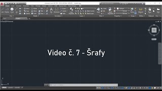 Videolekce AutoCAD – část 7.