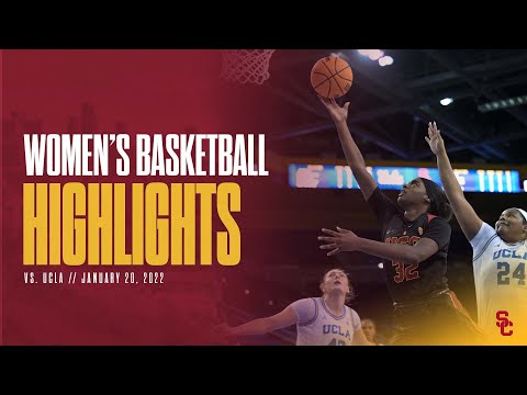 Women's Basketball: USC 43, UCLA 66 - Highlights 1/20/22