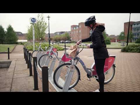 Returning a nextbike at the University of Warwick
