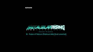 Metal Gear Rising: Revengeance Soundtrack - 18. Rules of Nature (Platinum Mix) [Instrumental]