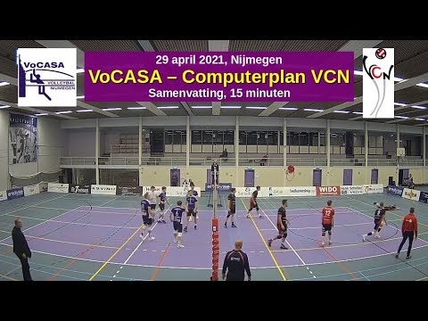 2021-04-29 VoCASA - VCN (samenvatting, 15 min) Eredivisie Heren Volleybal