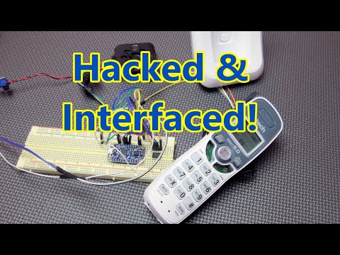 Cordless Phone Hack : Interfaced with a Microcontroller : Eye-On-Stuff