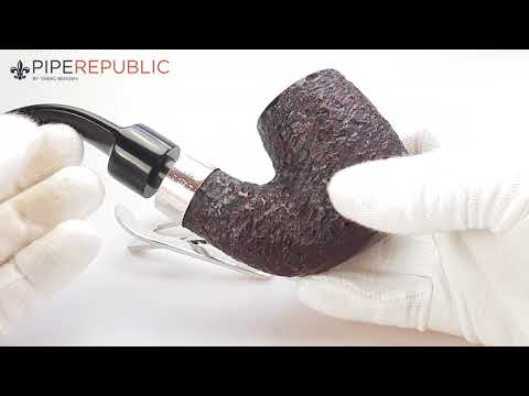 Peterson House Pfeifen Bent Billiard Rotbraun Einzelstück