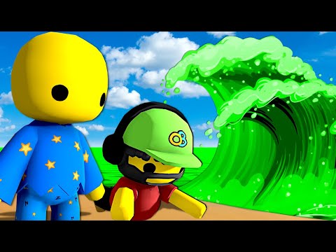 Can We Escape an ALIEN TSUNAMI in Wobbly Life?