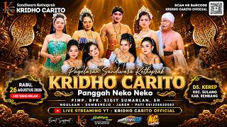 Download lagu ✅KETHOPRAK KRIDHO CARITO [SIANG] ::  KEREP SULANG REMBANG :: SALOKO TANDING mp3
