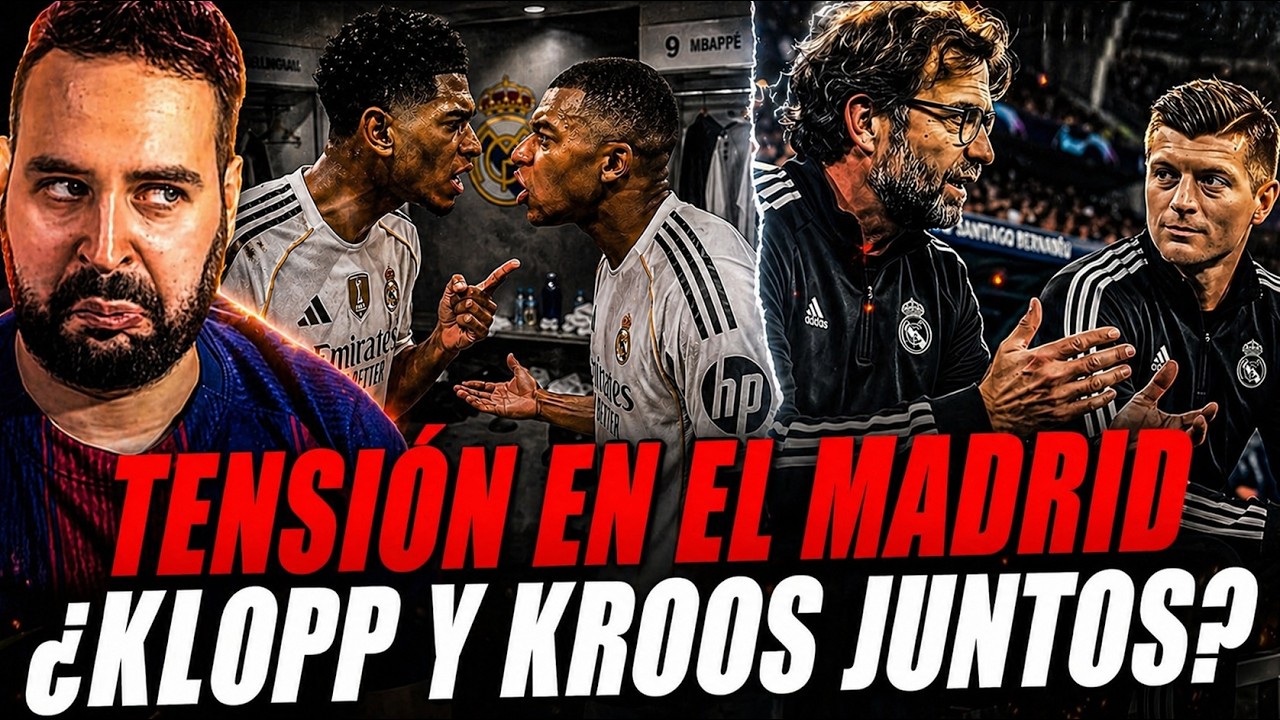 🚨TERREMOTO en el MADRID: ¡DISCUSIÓN BELLINGHAM-MBAPPÉ! - QUIEREN a KLOPP con KROOS JUNTOS