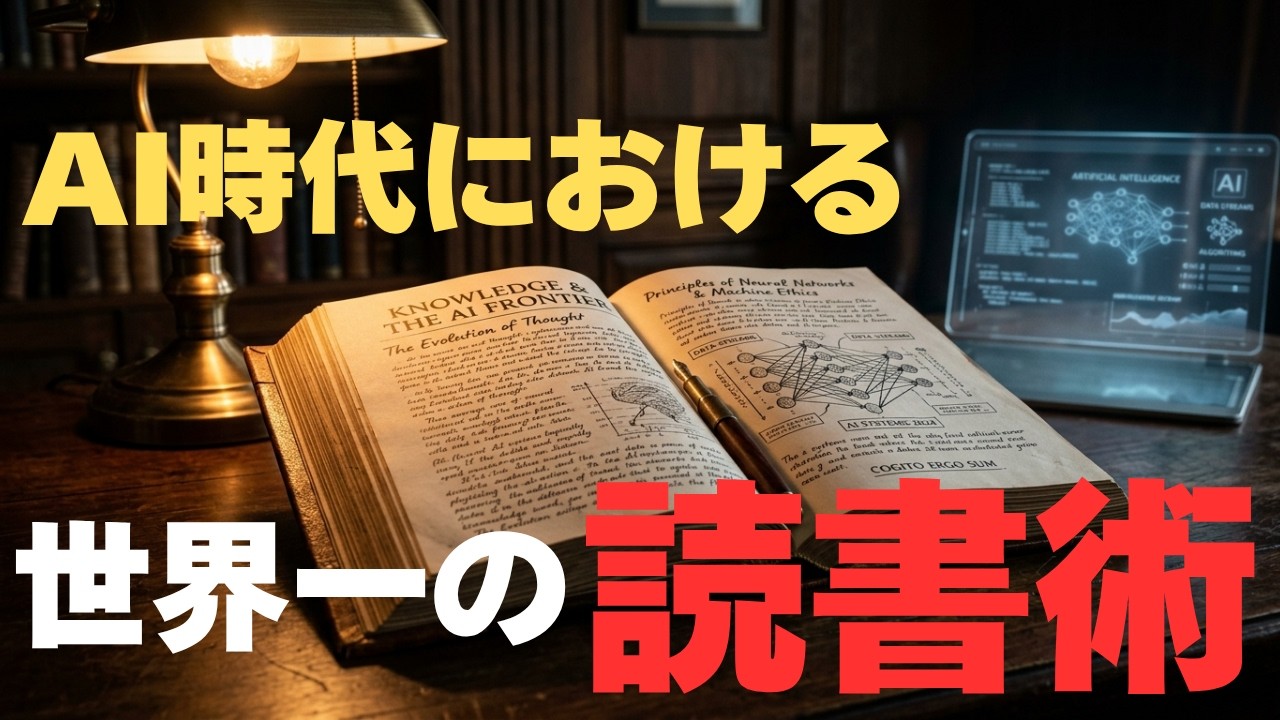 【世界一の読書術】イーロン・マスクとビル・ゲイツが実践する最強の自己投資／AI時代に圧倒的な知性と最高の休息を手に入れるインプット法