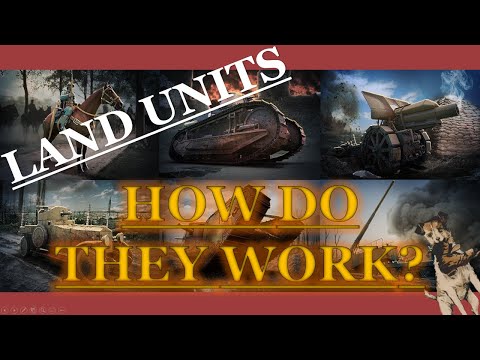 Every Land Unit Explained! - Supremacy 1914 Tutorial