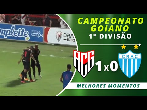 Gols e lances de Atlético-GO x CRAC