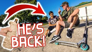 DRUNK 9 YEAR OLD SCOOTER KID AT SKATE PARK