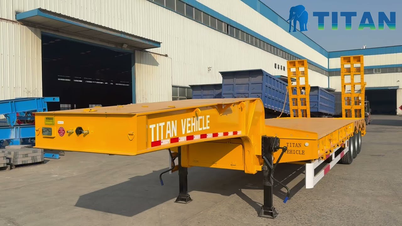 low bed trailer