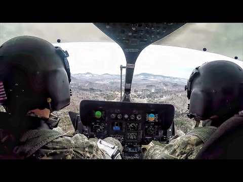 UH-72A Lakota Helicopter • Pilot Cockpit Video
