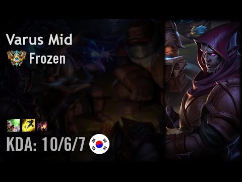 Varus Mid vs Twisted Fate - Frozen - KR Challenger Path 6.5