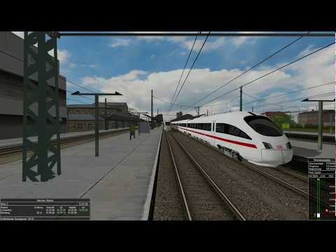 Open Rails - Lichtenfels - Bamberg ICE-T Pro Train 15 Deluxe MSTS