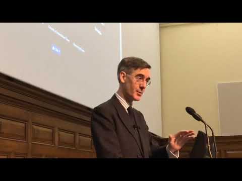 Jacob Rees-Mogg MP addressing The Bruges Group