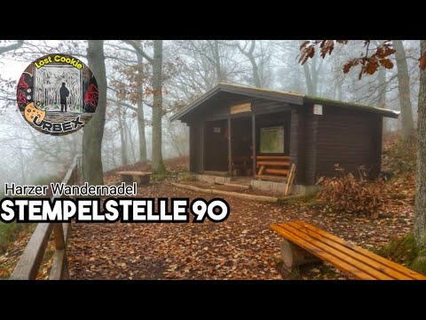 Harz Hiking Badge Stamp Point Red Shot