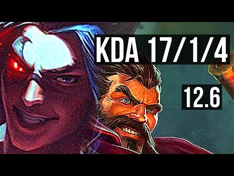 KAYN vs GRAVES (JNG) | 81% winrate, 17/1/4, Legendary | BR Grandmaster | 12.6