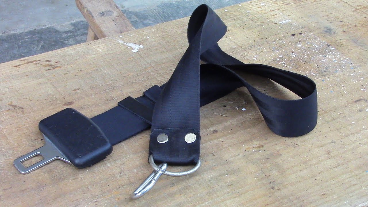 CINTURÓN DE SEGURIDAD PARA MASCOTAS CASERO