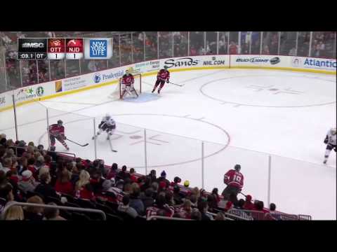 OT & Shootout Feb 18 2013 Ottawa Senators vs NJ Devils NHL Hockey