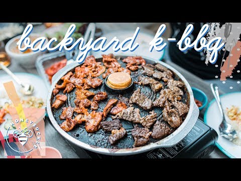 Churrasco COREANO no quintal e compras de mercearia H-Mart!!! 🔥 CHOW IN