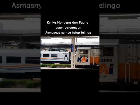 When Hongeng and Puong Sound Together, Bangunkarta 124 #cc203 and Argo Parahyangan 49 #cc206