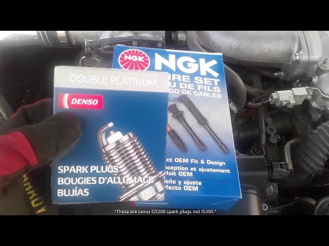 lexus is300 spark plug and coil wire upgrade