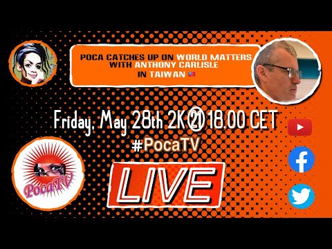 PocaTV LIVE! Se01E05 - Special guest - Anthony Carlisle - 28May2K21