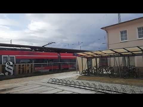 Bahnhof Hoyerswerda Hbf(Teil6)- Ausfahrt der S4/RE15 nach Ruhland