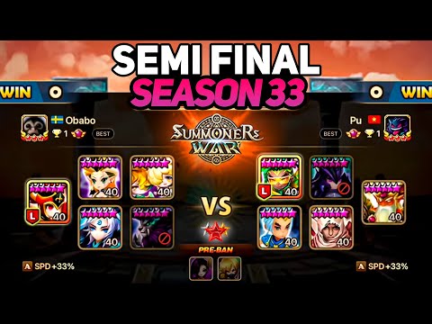 OBABO vs PU (BO5) | SEMI FINAL | Legend Tournament Season 33 - Summoners War
