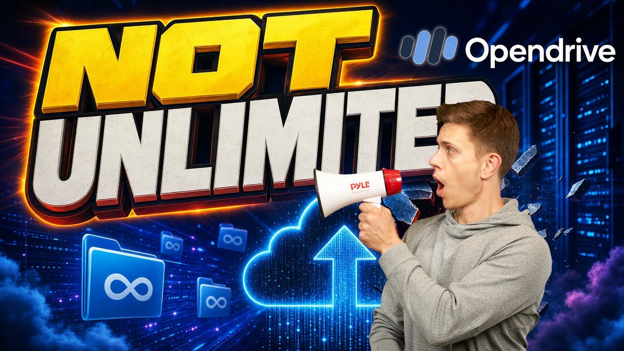 I Tested OpenDrive’s “Unlimited” Plan: There’s a HUGE Catch