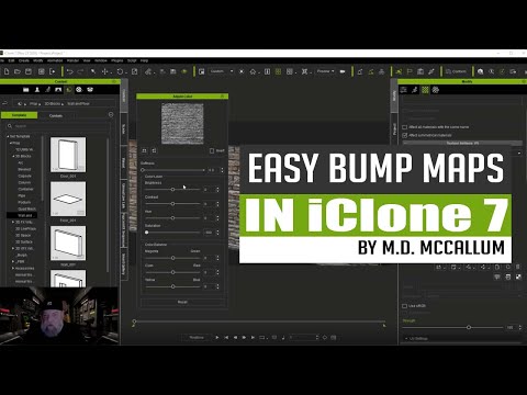 Easy Bump Maps in iClone 7
