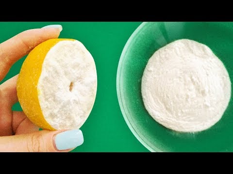 Trempe la Moitié D’un Citron Dans du Bicarbonate de Soude, et le Résultat te Laissera Bouche-bée